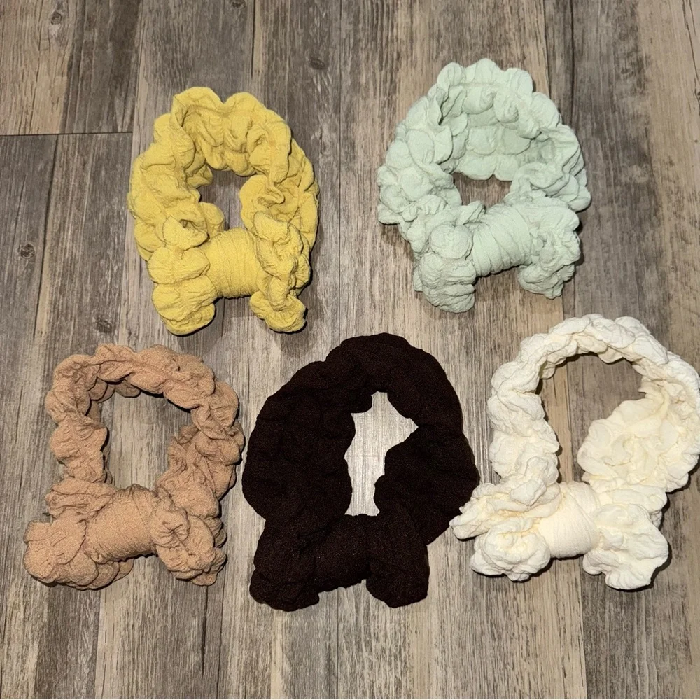 5 Large Bow Headband Lot